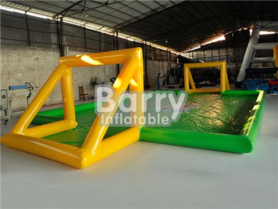 Outdoor Sport Inflatable Soap Football Field , Inflatable Soccer Carnival Game China BY-IS-030